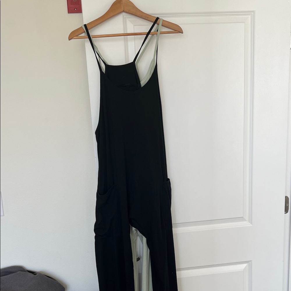 Black Strap Jumpsuit